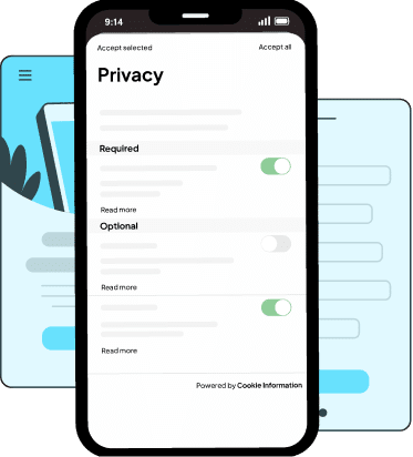 Samtykkebanner til mobilapper - cookieinformation.com - partner - mediabooster norge
